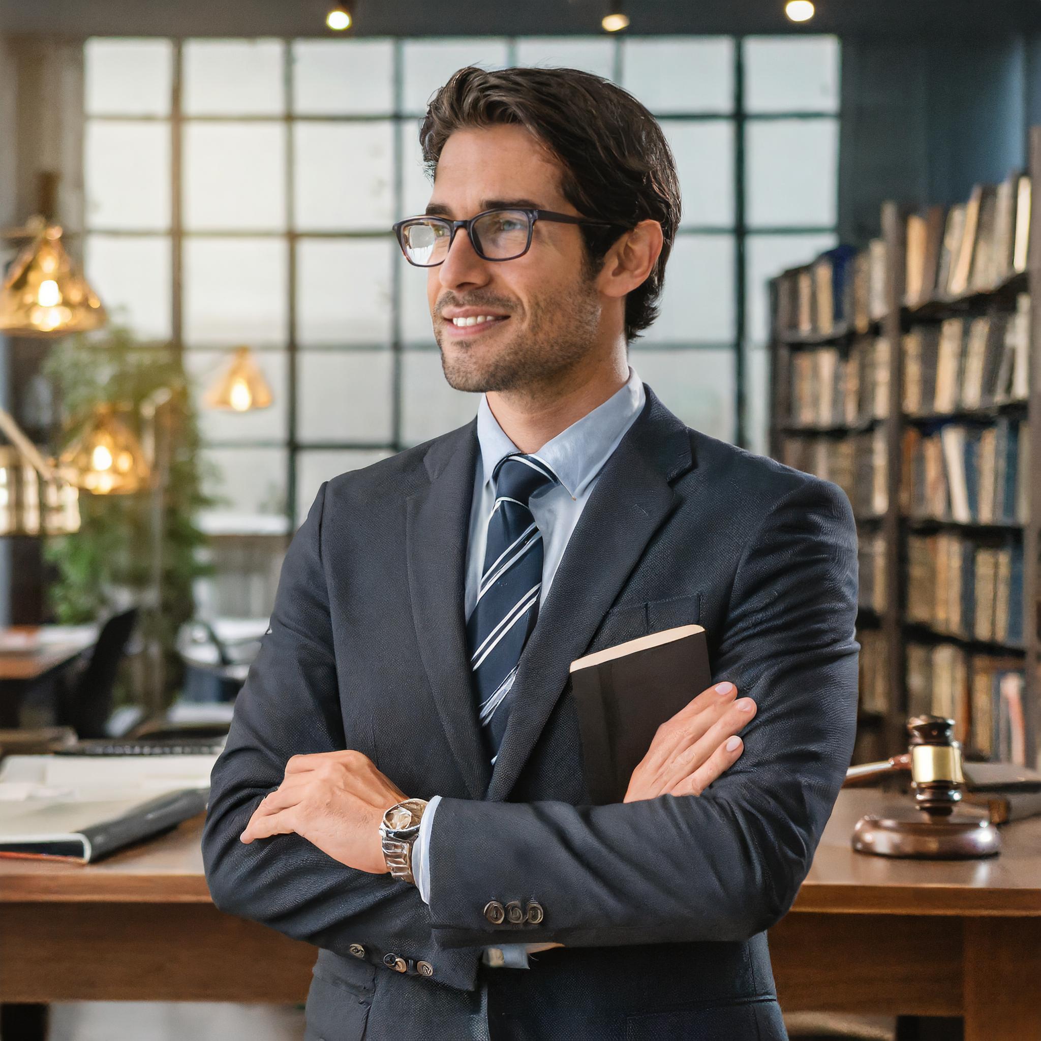 Mann mittleren Alters, geschäftlich gekleidet