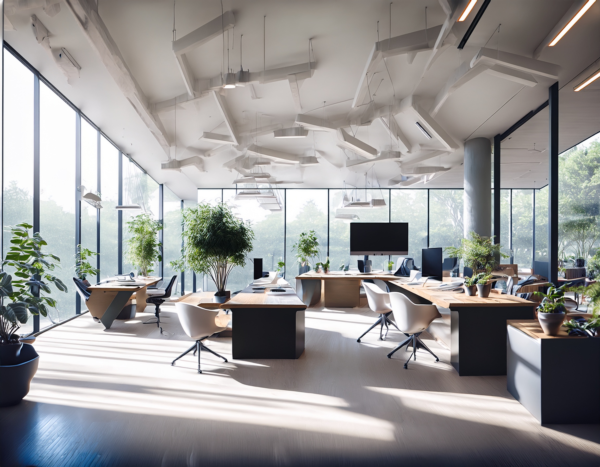 Elegantes Bürointerieur der Steuerkanzlei Jensen GmbH in Frankfurt am Main